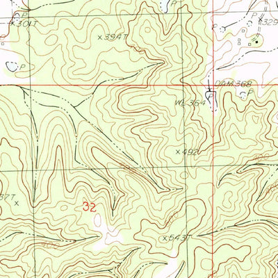 United States Geological Survey Eskridge, MS (1983, 24000-Scale) digital map