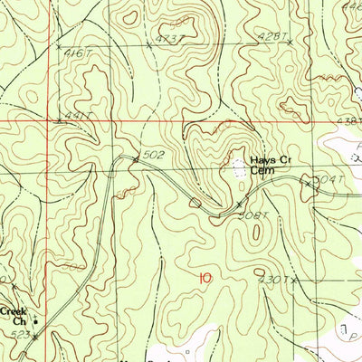 United States Geological Survey Eskridge, MS (1983, 24000-Scale) digital map