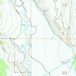 United States Geological Survey Esmond Park, WY (1956, 24000-Scale) digital map