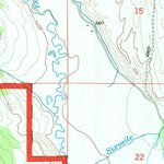 United States Geological Survey Esmond Park, WY (1991, 24000-Scale) digital map