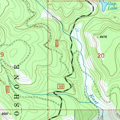 United States Geological Survey Esmond Park, WY (1991, 24000-Scale) digital map