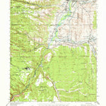 United States Geological Survey Espanola, NM (1953, 62500-Scale) digital map