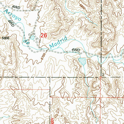 United States Geological Survey Espanola, NM (2002, 24000-Scale) digital map