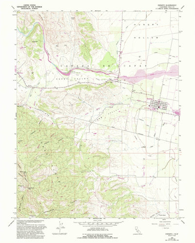 United States Geological Survey Esparto, CA (1959, 24000-Scale) digital map