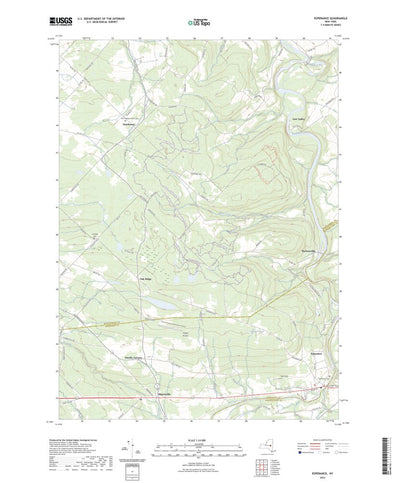 United States Geological Survey Esperance, NY (2023, 24000-Scale) digital map