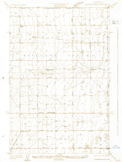 United States Geological Survey Esperanza School, CA (1931, 24000-Scale) digital map