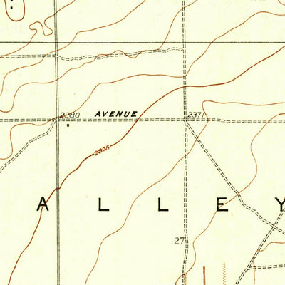 United States Geological Survey Esperanza School, CA (1934, 24000-Scale) digital map