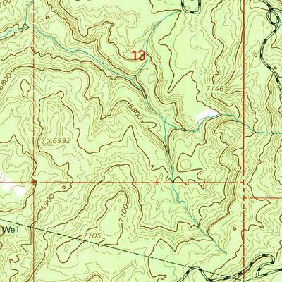 United States Geological Survey Espinosa Ranch, NM (1995, 24000-Scale) digital map