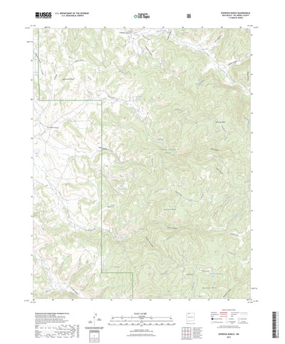 United States Geological Survey Espinosa Ranch, NM (2023, 24000-Scale) digital map