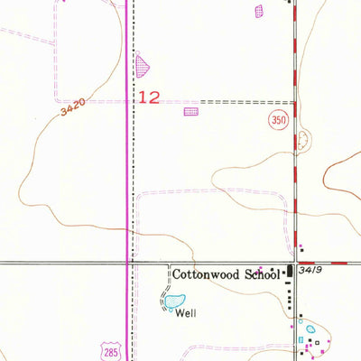 United States Geological Survey Espuela, NM (1953, 24000-Scale) digital map