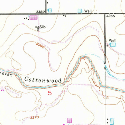 United States Geological Survey Espuela, NM (1953, 24000-Scale) digital map