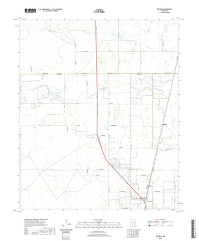 United States Geological Survey Espuela, NM (2020, 24000-Scale) digital map