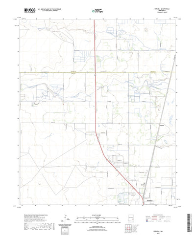 United States Geological Survey Espuela, NM (2023, 24000-Scale) digital map