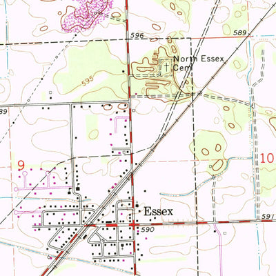 United States Geological Survey Essex, IL (1973, 24000-Scale) digital map