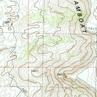 United States Geological Survey Essex Mountain, WY (1986, 24000-Scale) digital map