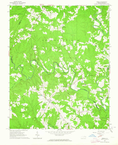 United States Geological Survey Essex, NC (1963, 24000-Scale) digital map