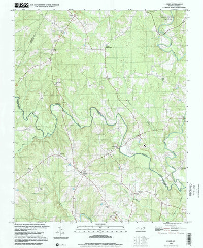 United States Geological Survey Essex, NC (1998, 24000-Scale) digital map