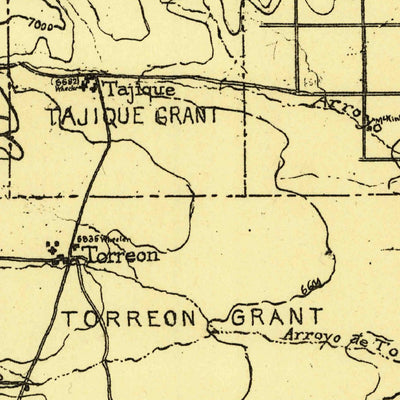 United States Geological Survey Estancia, NM (1917, 125000-Scale) digital map