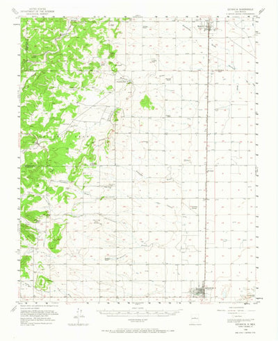 United States Geological Survey Estancia, NM (1956, 62500-Scale) digital map