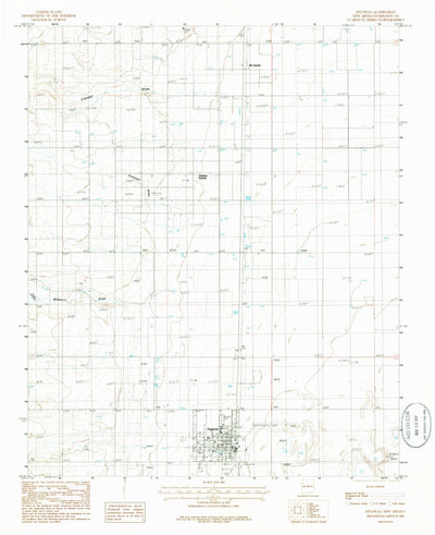 United States Geological Survey Estancia, NM (1986, 24000-Scale) digital map