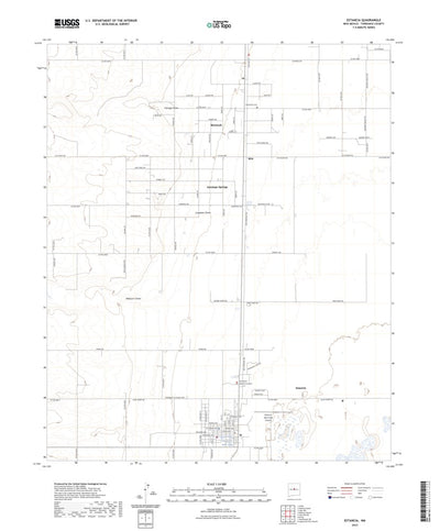United States Geological Survey Estancia, NM (2023, 24000-Scale) digital map