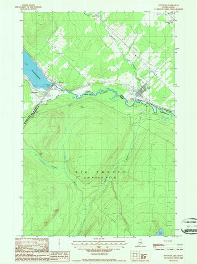 United States Geological Survey Estcourt, QC-ME (1987, 24000-Scale) digital map