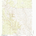 United States Geological Survey Estelline NE, TX (1984, 24000-Scale) digital map