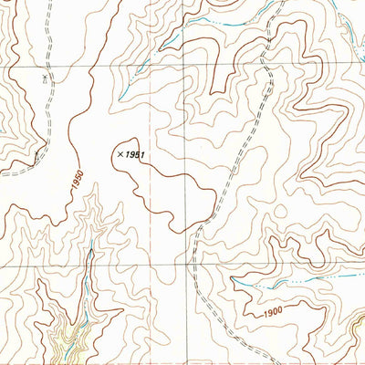 United States Geological Survey Estelline NE, TX (1984, 24000-Scale) digital map