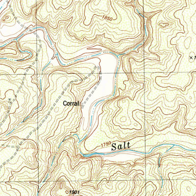 United States Geological Survey Estelline NE, TX (1984, 24000-Scale) digital map