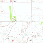 United States Geological Survey Estelline SE, SD (1970, 24000-Scale) digital map