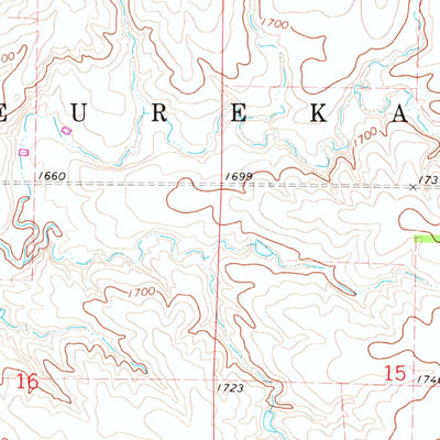 United States Geological Survey Estelline SE, SD (1970, 24000-Scale) digital map