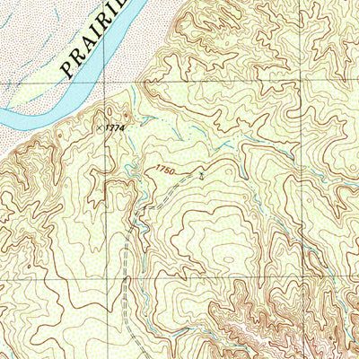 United States Geological Survey Estelline SE, TX (1985, 24000-Scale) digital map