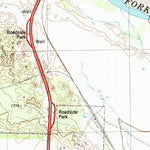 United States Geological Survey Estelline, TX (1985, 24000-Scale) digital map