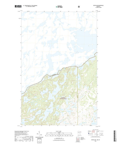 United States Geological Survey Ester Lake, MN (2022, 24000-Scale) digital map