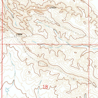United States Geological Survey Ester Lake, MT (1971, 24000-Scale) digital map