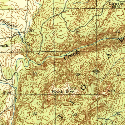 United States Geological Survey Esterbrook, WY (1945, 62500-Scale) digital map