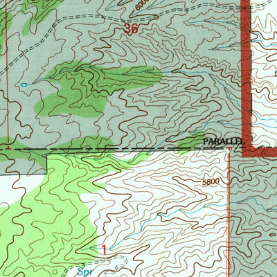United States Geological Survey Esterbrook, WY (1992, 24000-Scale) digital map