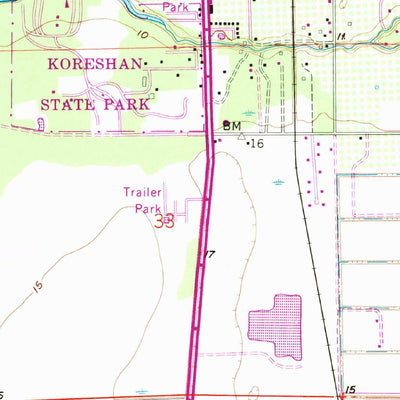 United States Geological Survey Estero, FL (1958, 24000-Scale) digital map