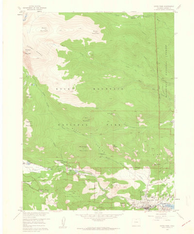 United States Geological Survey Estes Park, CO (1957, 24000-Scale) digital map