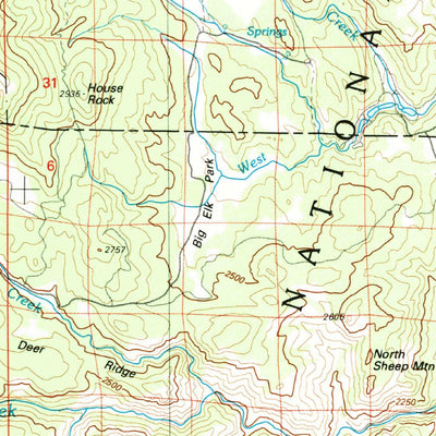 United States Geological Survey Estes Park, CO (1984, 100000-Scale) digital map