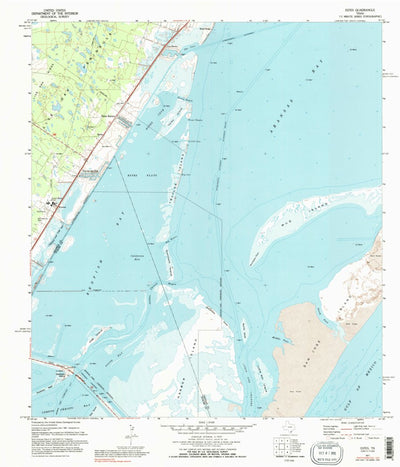 United States Geological Survey Estes, TX (1971, 24000-Scale) digital map