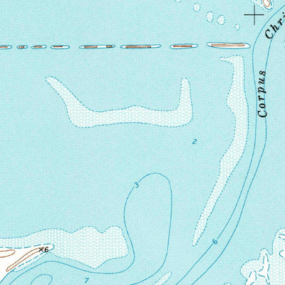 United States Geological Survey Estes, TX (1971, 24000-Scale) digital map