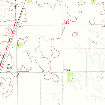 United States Geological Survey Estherville, IA (1972, 24000-Scale) digital map