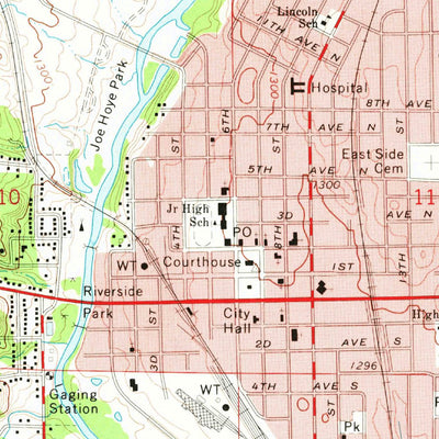 United States Geological Survey Estherville, IA (1972, 24000-Scale) digital map