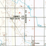 United States Geological Survey Estherville, IA-MN (1985, 100000-Scale) digital map