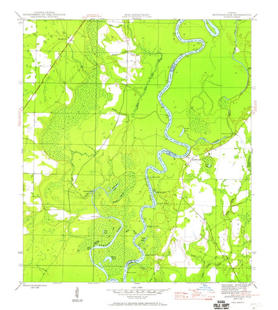 United States Geological Survey Estiffanulga, FL (1945, 24000-Scale) digital map