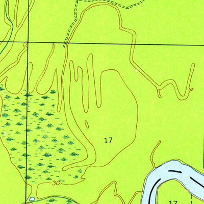 United States Geological Survey Estiffanulga, FL (1945, 24000-Scale) digital map