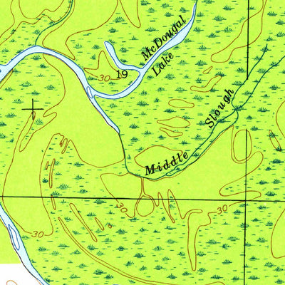United States Geological Survey Estiffanulga, FL (1945, 24000-Scale) digital map