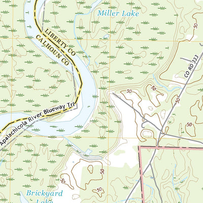United States Geological Survey Estiffanulga, FL (2021, 24000-Scale) digital map
