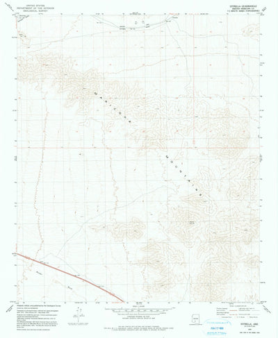 United States Geological Survey Estrella, AZ (1979, 24000-Scale) digital map